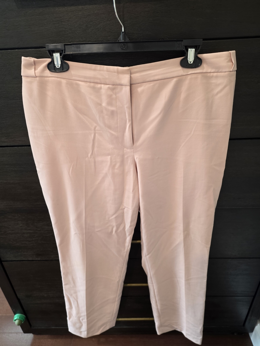 Calvin Klein Blush Straight-Leg Pull-On Pants